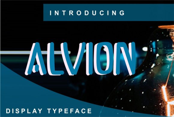Alvion – A Clean Display Font for Modern Campaign Design