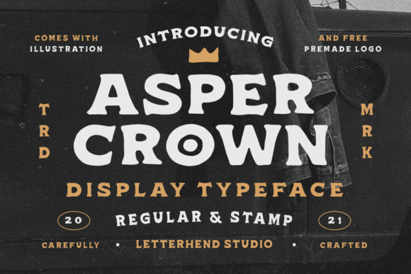 Asper Crown: A Bold Display Font for Editorial Creators