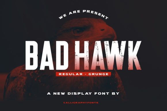 Bad Hawk Display Font for Bold Campaign Creatives