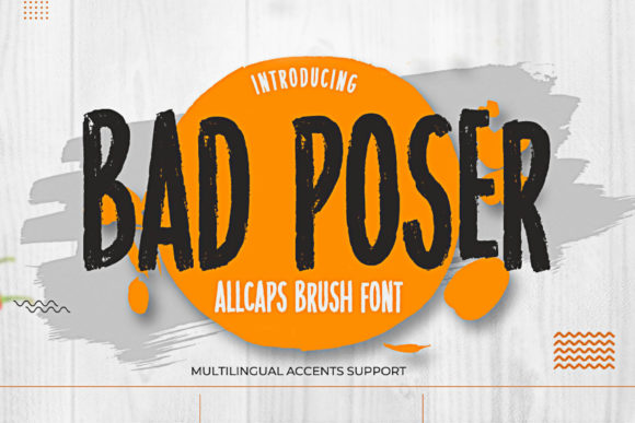 Bad Poser Font: Urban Display Typeface for Campaigns