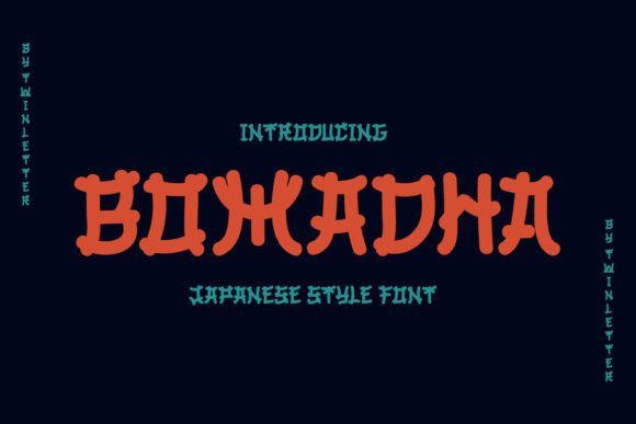 Bomadha: A Distinctive Japanese Display Font for Campaigns