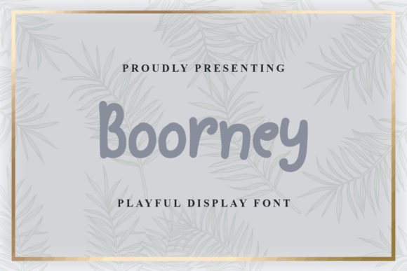 Boorney Font: Playful Typography for Marketing Success