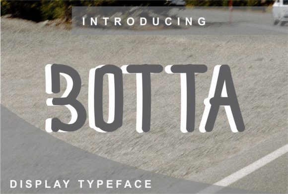 Botta: A Trendy Display Font for Editorial Designers