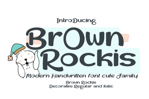 Brown Rockis: A Friendly Rounded Display Font for Branding