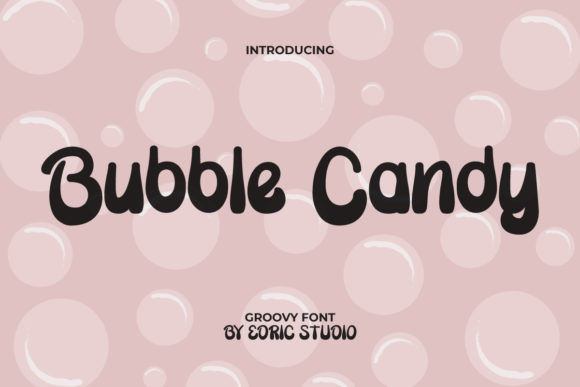 Bubble Candy Font: A Display Typeface for Trendy Branding
