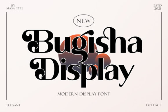 Bugisha Font: The Chunky Retro Display Typeface for Bold Branding