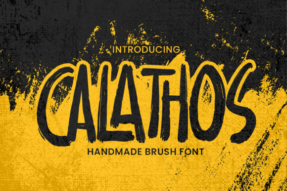 Calathos Display Font for Natural Editorial Design