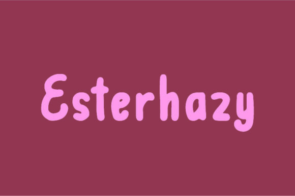 Esterhazy Display Font: A Clean, Adaptable Typeface Review