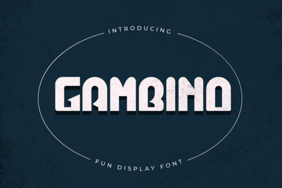 Gambino Display Font for Fresh Brand Styling