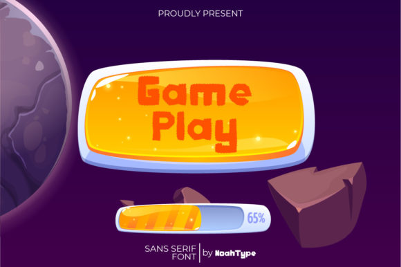 Game Play Font for Bold Digital Interfaces