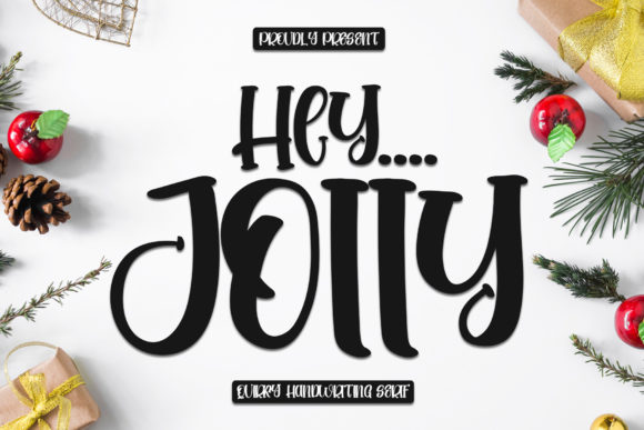 Hey Jolly: A Fun Casual Display Font for Makers