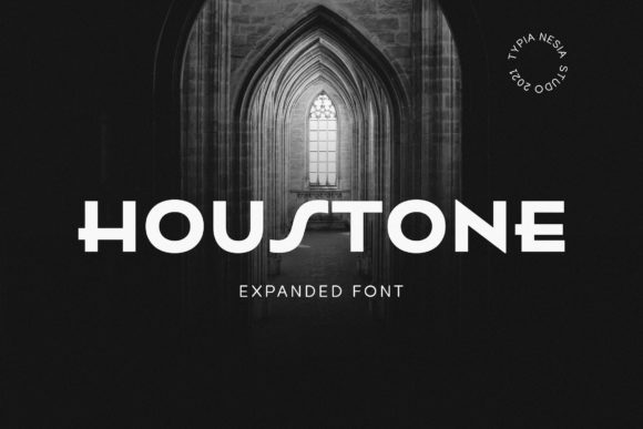 Houstone: A Bold Display Font for Editorial Projects