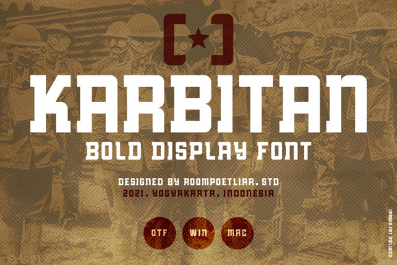 Karbitan: A Cool and Bold Display Font for Editorial Projects