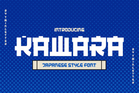 Kawara: A Japanese-Inspired Display Font for Boutique Brands