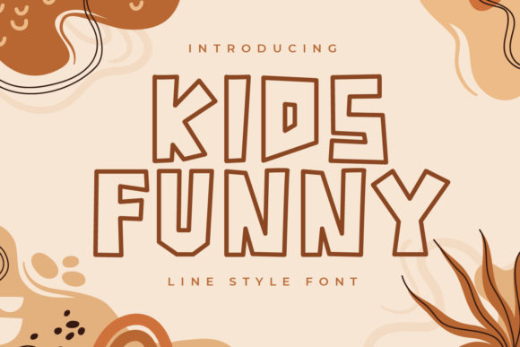 Kids Funny: The Cute Display Font That Fits Anywhere