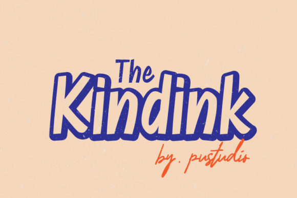 Kindink: A Fun Retro Display Font for Branding