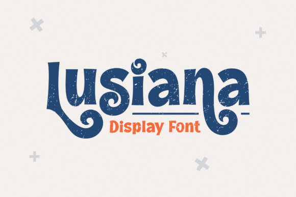 Lusiana: A Friendly Display Font for Editorial Design