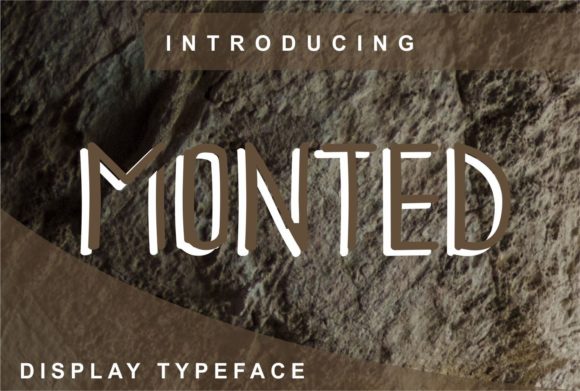 Monted: A Sharp Display Font for Editorial Design