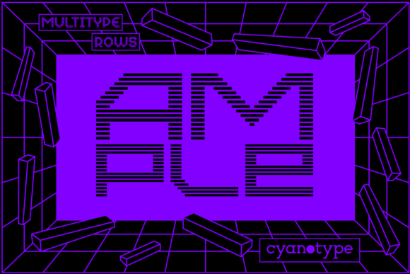 MultiType Rows Ample: A Pixelated Display Font Review