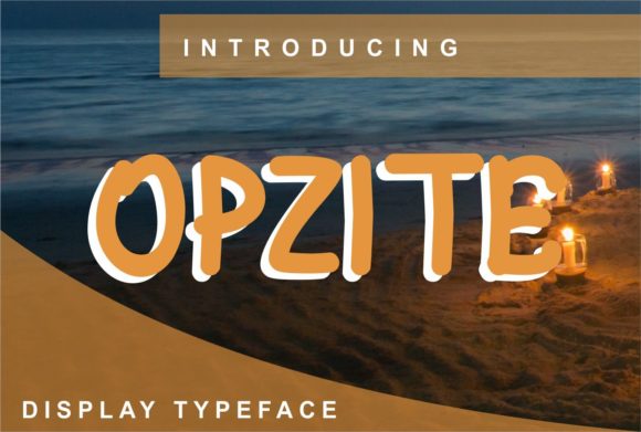 Opzite: A Simple and Sharp Display Font for Editorial Design
