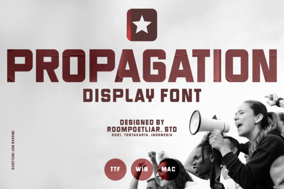 Propagation: A Bold Display Font That Commands Attention