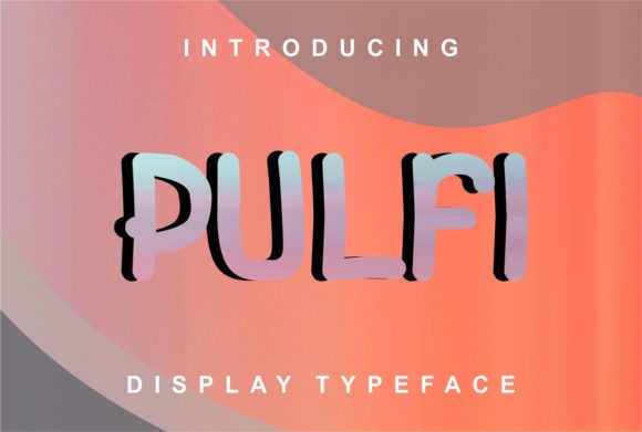 Pulfi Display Font for Clean Brand Typography