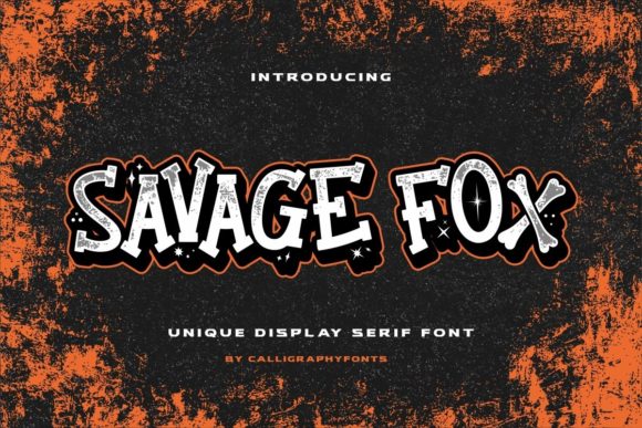 Savage Fox Font: A Design Review for Themed Branding