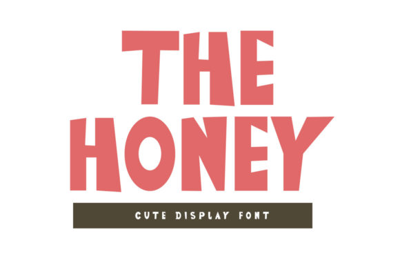 The Honey: A Friendly Display Font for Crafts and Product Design