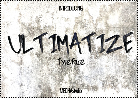 Ultimatize: A Display Font Built for Modern Campaigns
