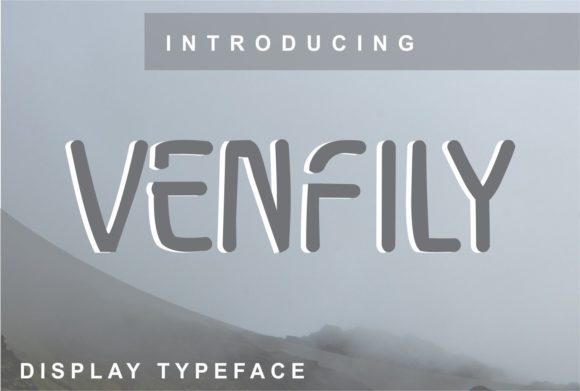 Venfily: A Cool, Trendy Display Font for Editorial Design