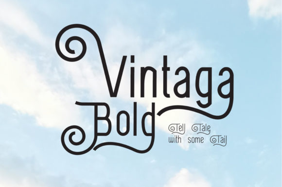 Vintaga Bold Display Font for Small Business Branding